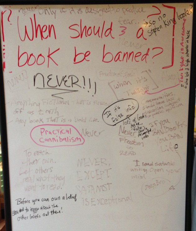 Banned Book Week 2014 - Student Responses