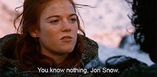 you know nothing jon snow