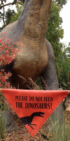Please Do Not Feed the Dinosaurs!